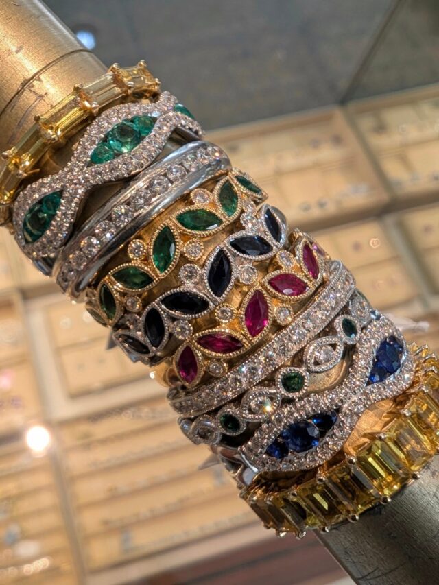 Our band collection is endless! This is just a tiny sampling of what we have in store. Let us help build the ultimate ring stack for you. Warning ⚠️🚨 Once you start, you won't want to stop ♥️

Metro Broker Jewelers - Find A Treasure, Save A Fortune 💎
Stop in today or call us for pricing and availability 📱
410-653-5880

#customjewelry #antiquejewelry #vintagejewelry #estatejewelry #estatejewelryforsale #diamondrings #engagementrings #naturaldiamonds #labgrowndiamonds #baltimorejeweler #jewelryrepair #jewelrydesign #metrobrokerjewelers #metrobroker #metrobrokerltd #mbj #pikesville #reisterstown #eternitybands #diamondbands