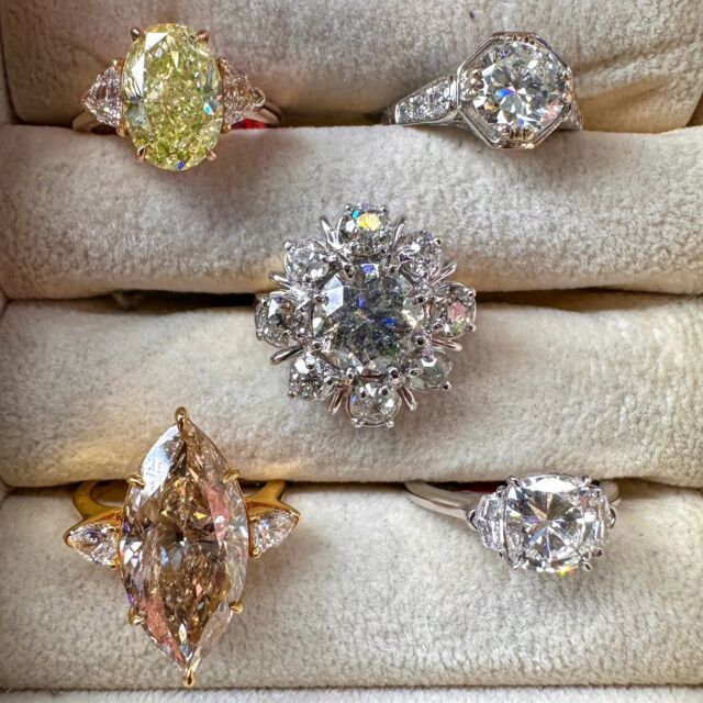 Our selection of diamonds, both new and estate, is unmatched in the area. Whether you’re looking for old or new, natural or lab grown, a fancy cut or a classic round brilliant, we’re sure to have what you’re looking for at unbeatable pricing 🤝

Metro Broker Jewelers - Find A Treasure, Save A Fortune 💎
Stop in today or call us for pricing and availability 📞📱
410-653-5880

#customjewelry #antiquejewelry #vintagejewelry #estatejewelry #estatejewelryforsale #showmeyourrings #diamondrings #engagementrings #naturaldiamonds #labgrowndiamonds #baltimorejeweler #jewelry #jewelers #jewelryrepair #jewelrydesign #metrobrokerjewelers #metrobroker #metrobrokerltd #mbj #pikesville #reisterstown #owingsmills #maryland #md