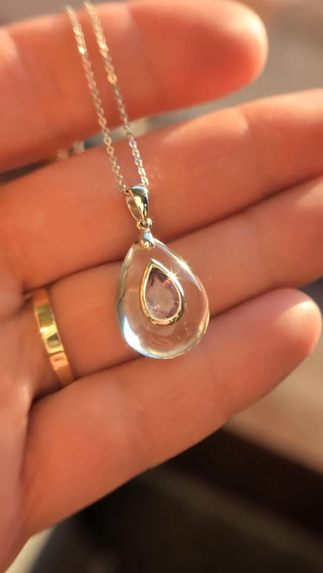 We know you're feeling the pain of gold prices, and we sure are too. But not to worry! For this upcoming Valentine's Day, we've made sure to stock the store with jewels that won't break the bank. You'll be able to find your love a gorgeous piece of jewelry for under $1,000, and here's just one beautiful example. A gorgeous amethyst and lucite pendant, trimmed in 18K white gold, on a classic 14K white gold diamond cut cable chain that we chose to accompany her. Come visit us in store before it's too late, and one of our team members will help you pick out the perfect gift for your budget ♥️

Metro Broker Jewelers - Find A Treasure, Save A Fortune 💎
Stop in today or call us for pricing and availability 📱 410-653-5880